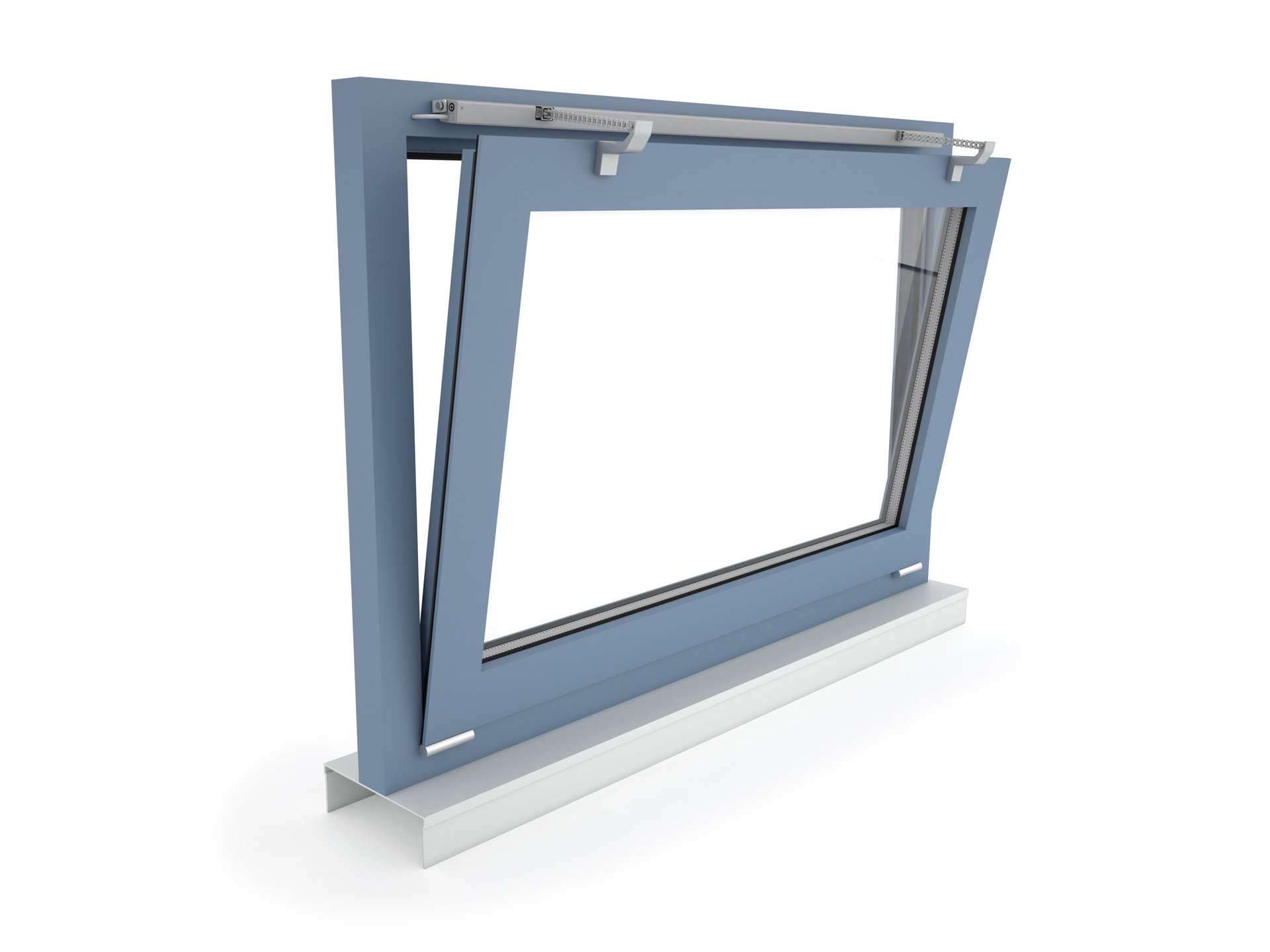 CDC-TW-0502-1-ACB - Povrchová montáž na sklopné okno otvíravé dovnitř