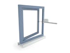 ZA-0800-1-ACB - Povrchová montáž na otočné okno otvíravé ven